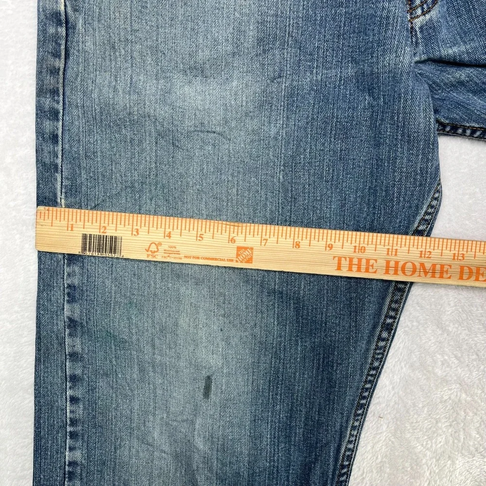 Levi's 569‎ Loose Straight Jeans Men's Blue Denim Cotton Zip Fly Y2K - 34X30.5